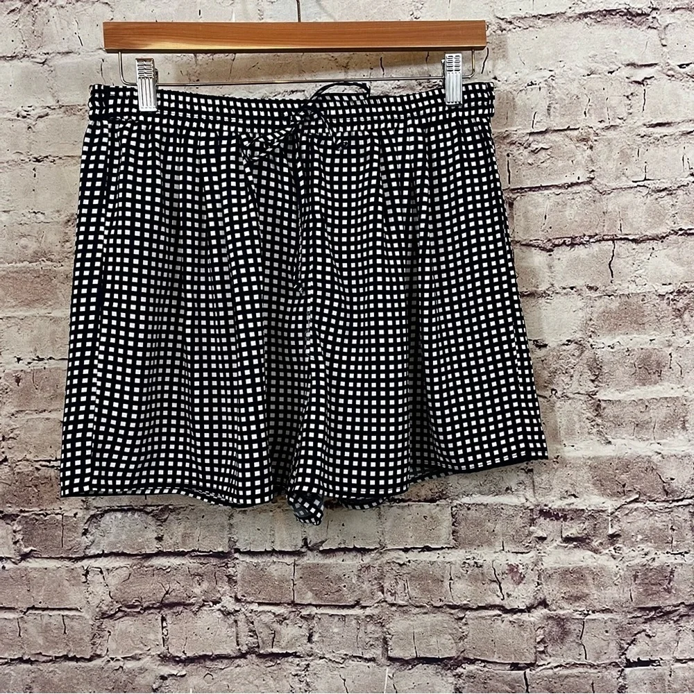 J.Crew Navy Check Pull On Shorts